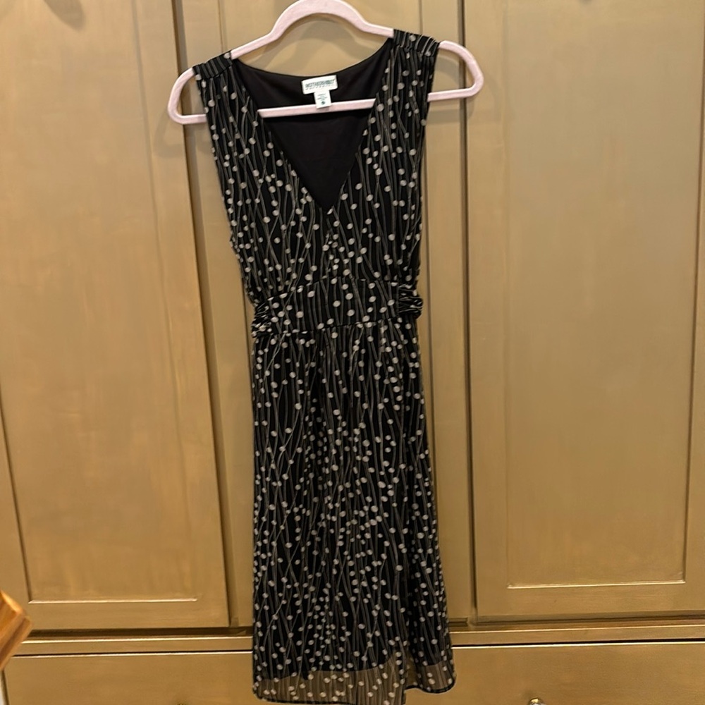 Chiffon Maternity dress.  Very elegant and lightweight. From Bloomingdale’s